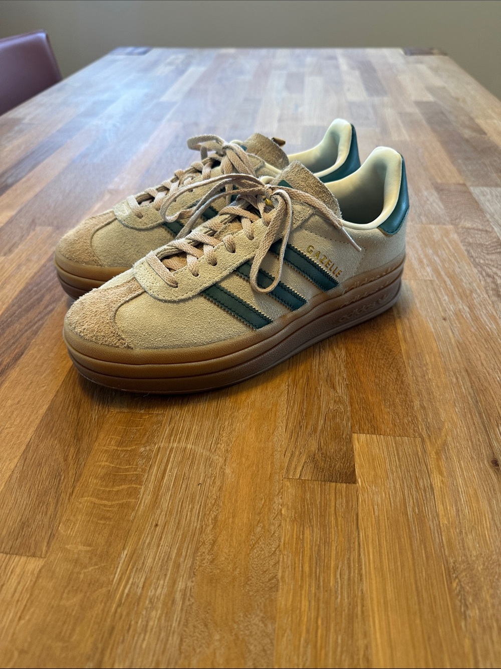 Adidas Gazelle Bold Platform, size 7